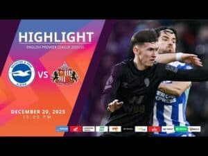 [Highlight] PremierLeague ไบรท์ตัน vs ซันเดอร์แลนด์ (20-12-68)