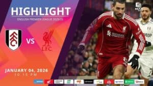 [Highlight] Premier League : ฟูแล่ม vs ลิเวอร์พูล (04-01-69)