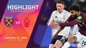 [Highlight] PremierLeague เวสต์แฮม vs น็อตติ้งแฮม ฟอเรสต์ (07-01-69)