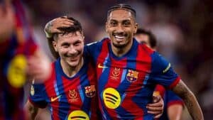 บาร์ซ่าโหดจัด! ถล่มบิลเบา 5-0 ลิ่วชิงซูเปอร์คัพ ราฟินญาเบิ้ล