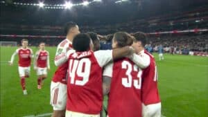 ไฮไลท์เส้นทางสู่รอบ รองชนะเลิศ ในศึก คาราบาว คัพ 2025-26 ของ อาร์เซน่อล