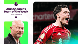 วีร์ตซ์ฟอร์มพุ่ง! ติดทีมยอดเยี่ยมสัปดาห์—สัญญาณดีลิเวอร์พูล